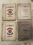 Carter Carburetor Service Manuals 1930S-1950S Ford Gmc Chrysler Etc. 4 Used. Price: $75.00.