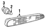 Genuine Gm Side Marker Lamp 25727862 New. Price: $33.00.