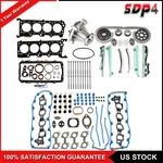 1999 Ford Mustang 4.6L Full Gasket Bolts Set Timing Chain Kit Water Pump New. Price: $184.68.