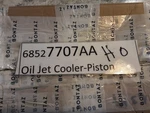 Mopar Piston Oil Cooler Jets New. Price: $312.00.