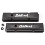 Edelbrock 4443 Signature Series Valve Covers New. Price: $59.95.