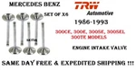Engine Intake Valve Set Of 1986-1991 Mercedes 300CE 300E 300SEL 300TE Trw New. Price: $500.00.