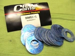 32 Crane Cams .030" Thick Valve Spring Shims - 1.483" O.d. .700" I.d. Used. Price: $24.36.