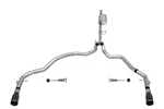 Corsa 21167BLK 3.0" Dual Rear Exit Cat-back Exhaust System W/ Flat Cut 4.0" Tips New. Price: $1564.99.