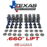 Texas Speed Tsp Ls .660" Lift Pac Dual Valve Spring Kit Titanium Retainers New. Price: $363.95.