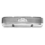 Edelbrock Valve Cover Set 4145; Classic Series Polished Aluminum For Chevy Sbc New. Price: $414.81.