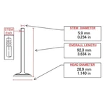 For Saturn Vue 2002-2003 Itm Engine RX9583 Exhaust Valve New. Price: $19.28.
