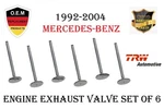 Engine Exhaust Valves Set Of 6 For Mercedes W124,W140,R129,W202,W210,W203 Trw New. Price: $233.33.