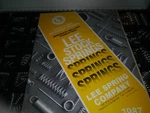 Lee Company Stock Various Steel Metal Springs Set 1987 LC-016A LC-072J-6 For. Price: $66.00.