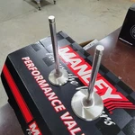 Manley Race Master Stainless 8MM Intake And Exhaust Valves +.300 Oal New. Price: $325.00.