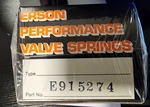 Erson Performance Valve Springs Heat Set E915274 Nib 2300CC New. Price: $125.00.