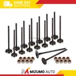 High Performance Intake Exhaust Valves W/ Seals Fit 92-05 Honda D16Z6 D17A1 A2 New. Price: $129.95.
