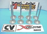8 Xceldyne Titanium 5/16" Intake Valves Bead 6.090" Long -2.200" Head Diameter Used. Price: $225.00.