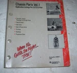 1979 Trw Chassis Parts- Vol And PRIOR-385 Paged= Pics Shown Used. Price: $6.00.