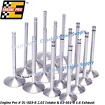 Engine Pro Sb Chevy Stainless Steel Intake & Exhaust Valves 2.02 1.6 4.910 New. Price: $123.48.