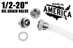 Dodge Compact Stainless Steel Quick Oil Drain Valve Plug ( 1/2 X 20 ) New. Price: $49.99.