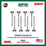 8 Pcs Exhaust Valves For Land Rover Jaguar 204DTD 204DTA 2.0L Diesel Engine -new. Price: $97.49.