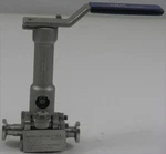 1/2" Pbm Piece Ball Valve 316L Stainless Steel Tri-clamp Ends Ext Lock Handle New. Price: $80.75.