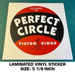 Perfect Circle Piston Rings Vinyl Decal Sticker - Vintage Nascar Road Racing Used. Price: $10.21.