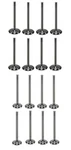 Valves Intake+exhaust SET/16 For 1957 Cadillac 365 1.87/1.43 HEAD,11/32 Stem New. Price: $383.68.