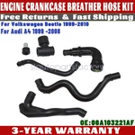 Crankcase Breather Vent Hose Pipe Kit Fit Audi A4 B6 A6 Vw Passat B5 1.8T Awt New. Price: $33.69.