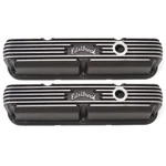 Edelbrock Sbm Classic Finned V/c's Black- 41763 New. Price: $465.04.
