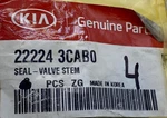 Kia Genuine Parts 22224-3CAB0 Valve Seals 222243CAB0 Pcs New. Price: $14.32.