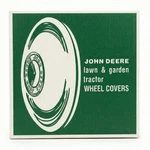Chrome John Deere 12" Hub Caps M42184 Wheel Covers Baby Moons Lawn Tractor Used. Price: $113.50.