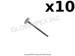 Volvo (1998-2007) Exhaust Valve (6 Mm Stem) (10 Pcs) Pro Parts + Year Warranty New. Price: $182.00.