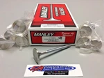 Manley 11545-8 1.600" Small Block Chevy +.100" Race Flo Exhaust Valves Set Of New. Price: $190.79.