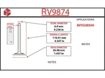 Engine Intake Valve Itm RV9874 New. Price: $20.68.
