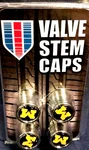 Michigan Wolverines Auto Tire Valve Stem Caps Set New. Price: $19.95.