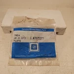 Nos Oem Vintage Gm 3975375 Mounting Plate New. Price: $28.80.