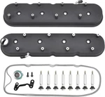 Cast Aluminum Engines Valve Cover With Coil Mounts Compatible Gm Black New. Price: $134.54.