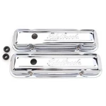 Edelbrock 4456 Signature Series Chrome Valve Cover Set, Fits Pontiac V8 New. Price: $90.95.