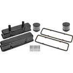 60-86 Sbc Circle Track Tall Valve Cover Kit, Steel, Black New. Price: $109.99.