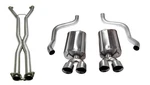 Corsa 14108CB 2.5" Cat-back 3.5" Twin Tips For 09-13 Chevy Corvette C6 6.2L V8 New. Price: $2599.99.
