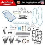 Timing Chain Kit Head Gasket Bolt Set For Dodge Ram 1500 Jeep Liberty 02-05 3.7L New. Price: $129.42.