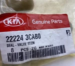 Kia Genuine Parts 22224 3CAB0 Seal-valve Stem 8 Pcs New. Price: $14.32.