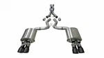 Corsa Performance 21001BLK 3.0" Dual Rear Cat-back Exhaust With 4.0"8-23 Mustang New. Price: $2777.99.