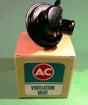 Nos Ac CV606 Olds 1962-'63 Jetfire 215 Cid V8 Ventilation Valve Gm P/n 6418408 New. Price: $15.00.