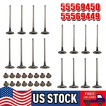 55569450 55569449 Engine Intake Exhaust Valves For 11-18 Chevy Sonic Cruze 1.8L New. Price: $36.99.