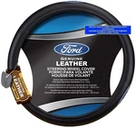 Ford Leather Steering Wheel Cover / Universal Fit Motor Company Licensed New. Price: $44.99.