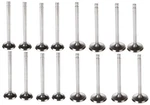 VALVES/16 Intake+exhaust 1964-65 Ford Mercury Sb 289 1.78,1.45 HEAD,.240 Tip New. Price: $103.36.