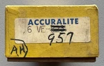 Accuralite VE-823 957 Set Of 6 Valves Used. Price: $229.95.