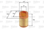 Valeo Engine Air Filter Fits Hyundai H-1 Mpv HA698 New. Price: $15.33.