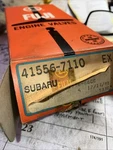 Subaru Exhaust Valves Nos. Fuji 41556-7110. Pack Of (4) New. Price: $44.00.