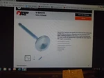 Federal Mogul Exhaust Valve V8001R 21-24 Stainless New. Price: $14.75.