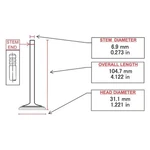 For Volvo S80 1999 Itm Engine RV9567 Exhaust Valve New. Price: $22.70.
