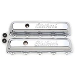 Edelbrock 4485 Signature Series Valve Covers Set, 2 New. Price: $96.53.